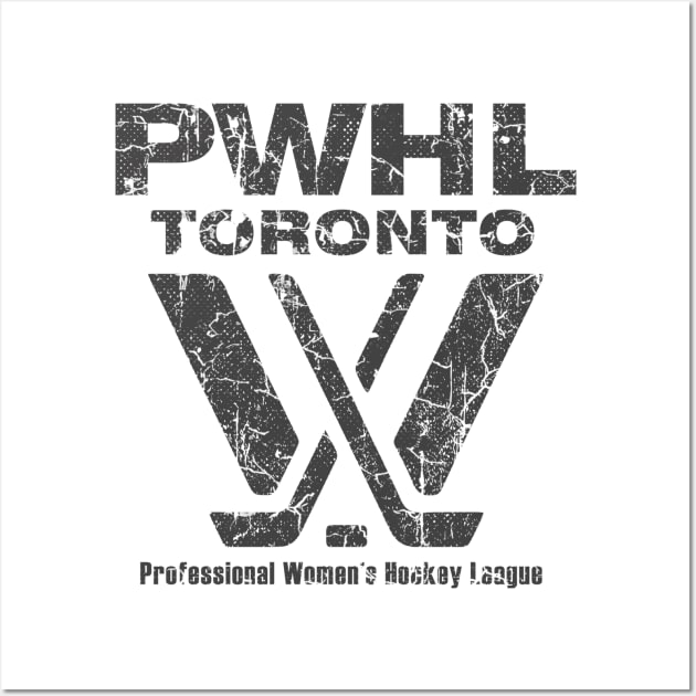 TORONTO - PWHL RETRO Wall Art by katroxdesignshopart444